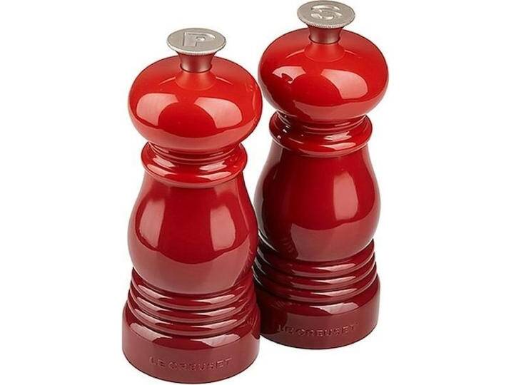 Le Creuset Mühlen, Pfeffermühle + Salzmühle, Rot von Le-Creuset