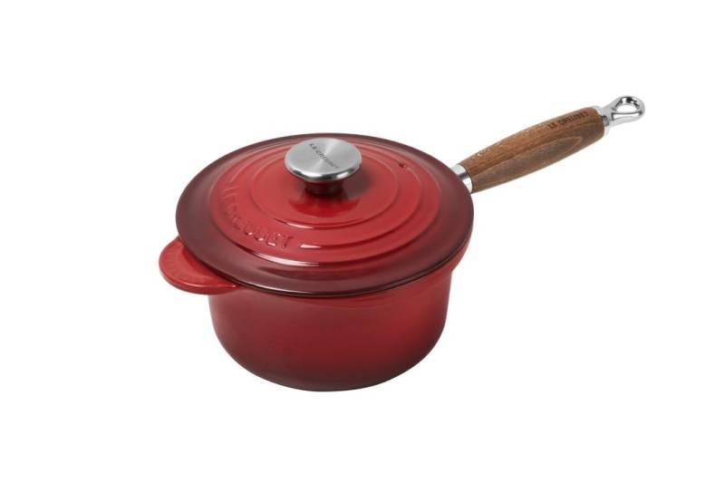 Le Creuset Profitopf mit Holzgriff Ø ca. 18cm Kirschrot von Le Creuset