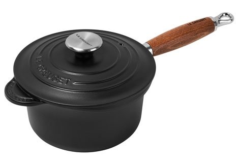 Le Creuset Profitopf mit Holzgriff Ø ca. 18cm Schwarz von Le Creuset