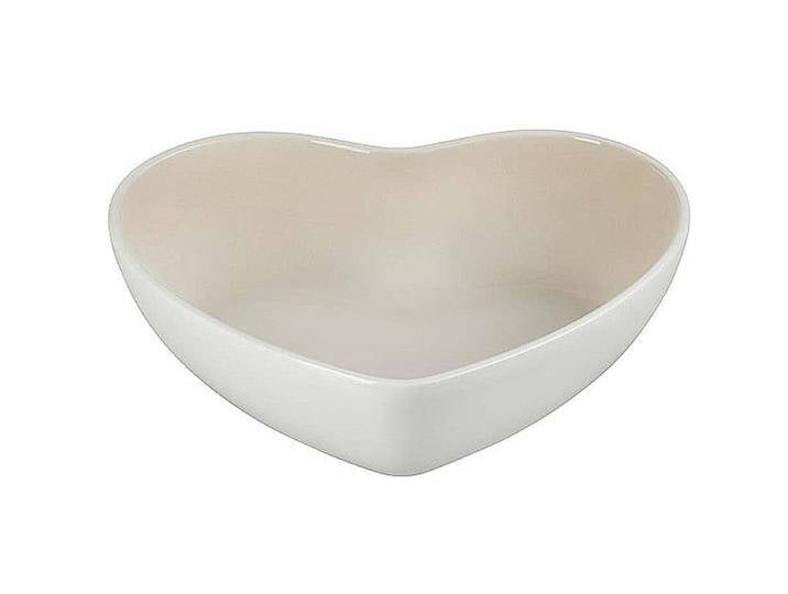 Le Creuset Servierschale in Herzform 2,9 l Meringue von Le-Creuset