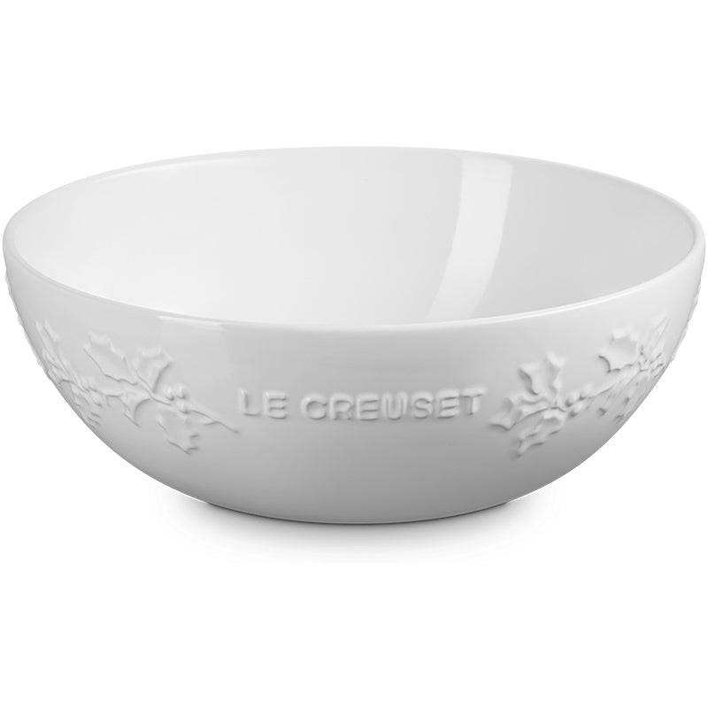 Le Creuset Servierschüssel Holly 25 cm White Le Creuset Servierschüssel Holly 25 cm White von Le Creuset