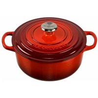 Le Creuset - Signature Bräter rund 20 cm kirschrot Le Creuset - Signature Bräter rund 20 cm kirschrot von Le Creuset