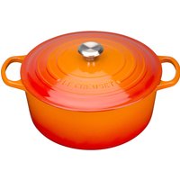 Le Creuset Signature Cast Iron Round Casserole Dish - 20cm - Volcanic von Le Creuset