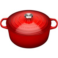 Le Creuset Signature Cast Iron Round Casserole Dish - 28cm - Cerise von Le Creuset