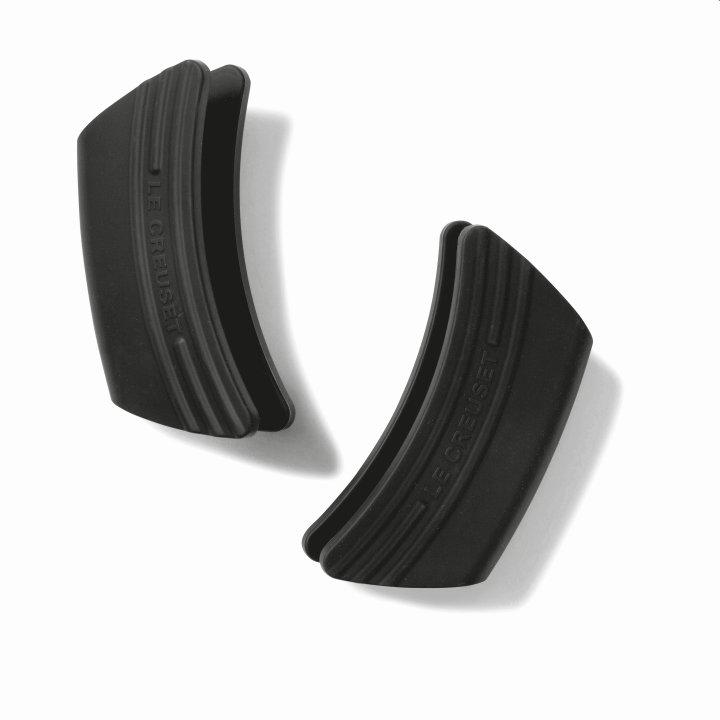 Le Creuset Silikon-Griffschutz Schwarz 2er-Set von Le Creuset