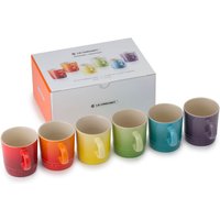 Le Creuset Stoneware Rainbow Espresso Mugs (Set of 6) - 100ml von Le Creuset