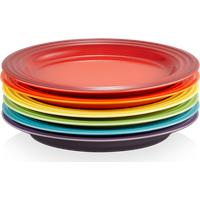 Le Creuset TELLER 17CM 6ER SET REGENBOGEN von Le Creuset