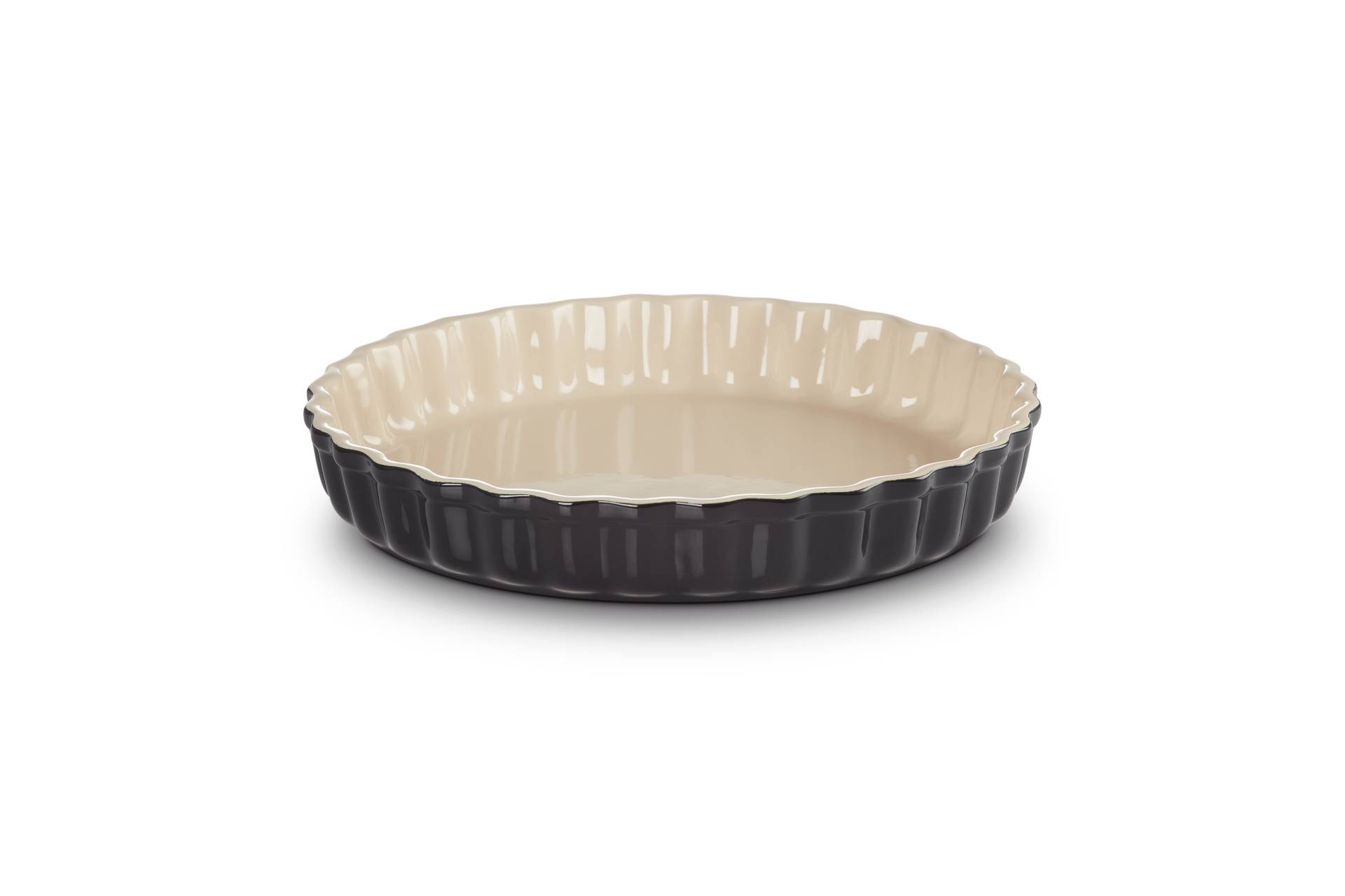 Le Creuset Tarte-Form Ø ca. 28cm in Farbe Schwarz glänzend Le Creuset Tarte-Form Ø ca. 28cm in Farbe Schwarz glänzend von Le Creuset