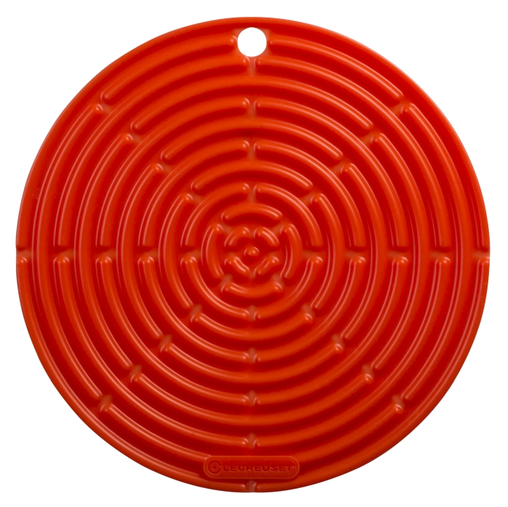 Le Creuset Topflappen Klassik 20cm Ofenrot Rund von Le Creuset