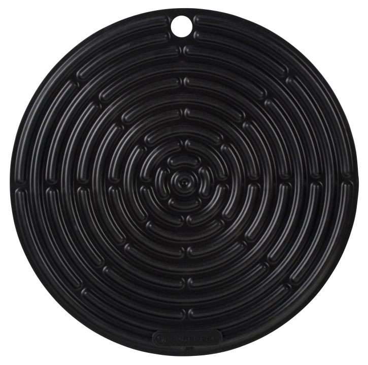 Le Creuset Topflappen Klassik 20cm Schwarz Rund von Le Creuset