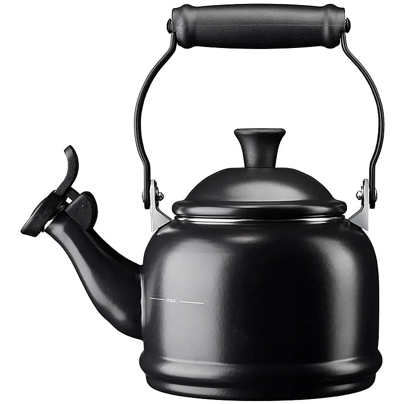 Le Creuset Wasserkessel Demi 1,1 Liter Schwarz Glänzend von Le Creuset