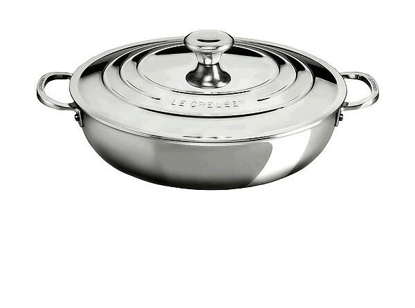 Profipfanne 30 cm edelstahl von Le Creuset