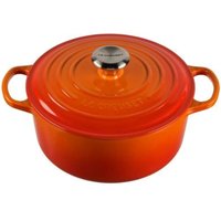 Signature Bräter rund 24 cm ofenrot - Le Creuset von Le Creuset