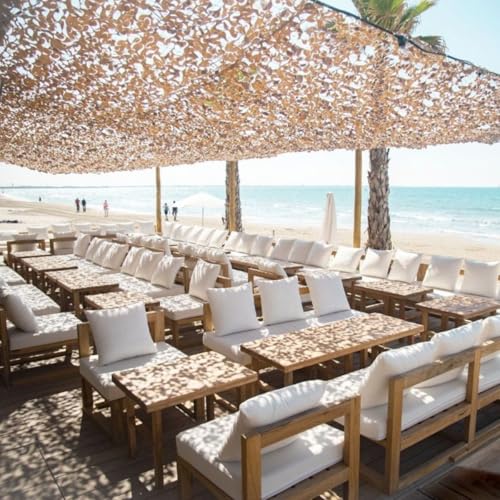 Tarnnetz Sand – Schattennetz für den Außenbereich, strapazierfähig, hochwertig, Sonnenschutz & Sonnensegel, UV-Schutz – verschiedene Größen, Formen und Farben – Terrasse, Pergola, Garten Tarnnetz Sand – Schattennetz für den Außenbereich, strapazierfähig, hochwertig, Sonnenschutz & Sonnensegel, UV-Schutz – verschiedene Größen, Formen und Farben – Terrasse, Pergola, Garten von Le Filet de Camouflage