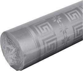 Le Géant de la Fête Papiertischdecke Damast 1.20 x 6 m Grau Le Géant de la Fête Papiertischdecke Damast 1.20 x 6 m Grau von FangZin