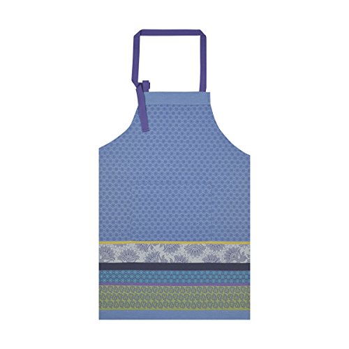 Le Jacquard Francais 23817 Schürze Cuisine De Provence Bleu Lavande 90 x 96 Baumwolle von LE JACQUARD FRANÇAIS