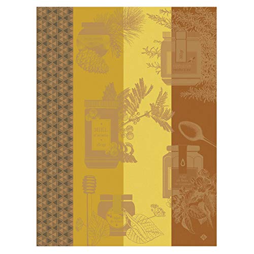 Le Jacquard Francais 26829 Geschirrtuch Miel en Pot Miel 60 x 80 cm Baumwolle von Le Jacquard francais