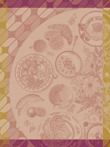 Le Jacquard Français Geschirrtuch Brunch Gourmand Framboise 60x80 cm Baumwolle von Le Jacquard Français