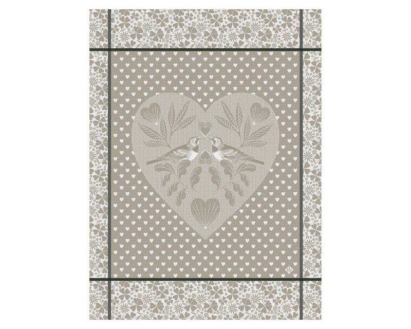 Le Jacquard Francais Geschirrtuch Geschirrtuch Amour Ble 60x80 cm, (1-tlg., 1 x Geschirrtuch), jacquard-gewebt von Le Jacquard Francais