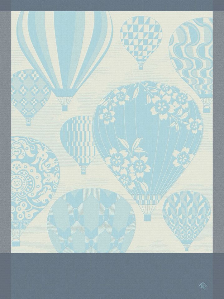 Le Jacquard Francais Geschirrtuch Geschirrtuch Cappadoce Azur 60x80 cm, (1-tlg., 1 x Geschirrtuch), jacquard-gewebt von Le Jacquard Francais