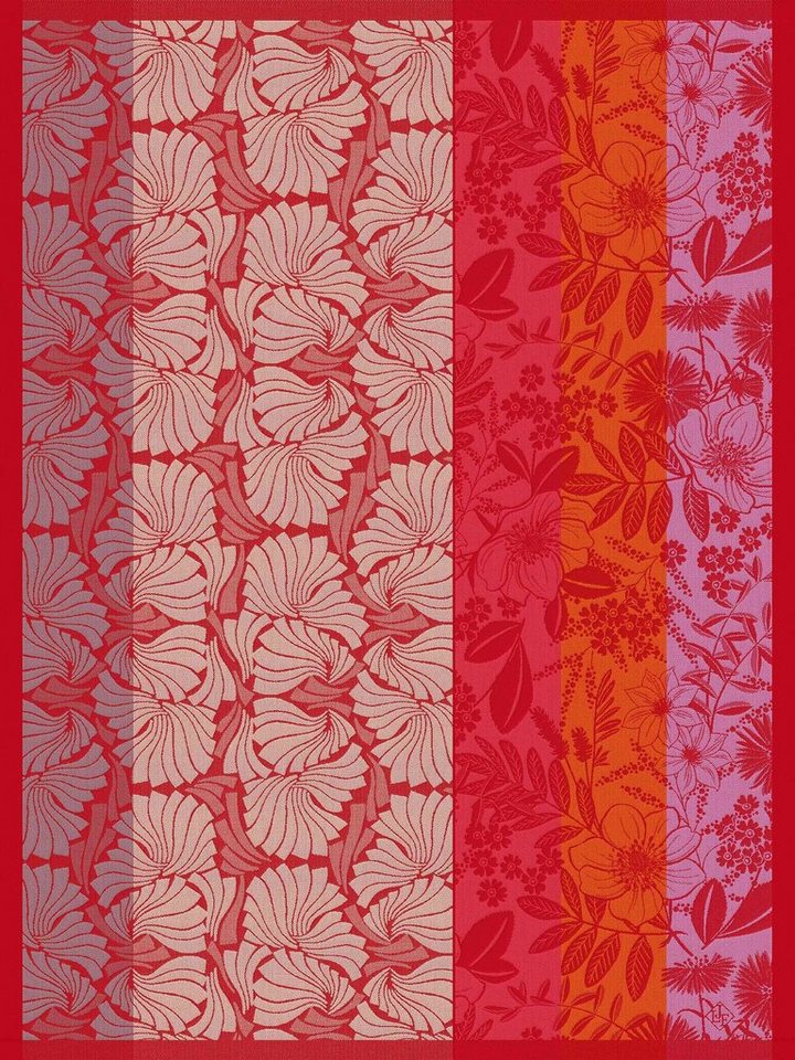 Le Jacquard Francais Geschirrtuch Geschirrtuch Cottage Fleury 60x80 cm, (1-tlg., 1 x Geschirrtuch), jacquard-gewebt von Le Jacquard Francais