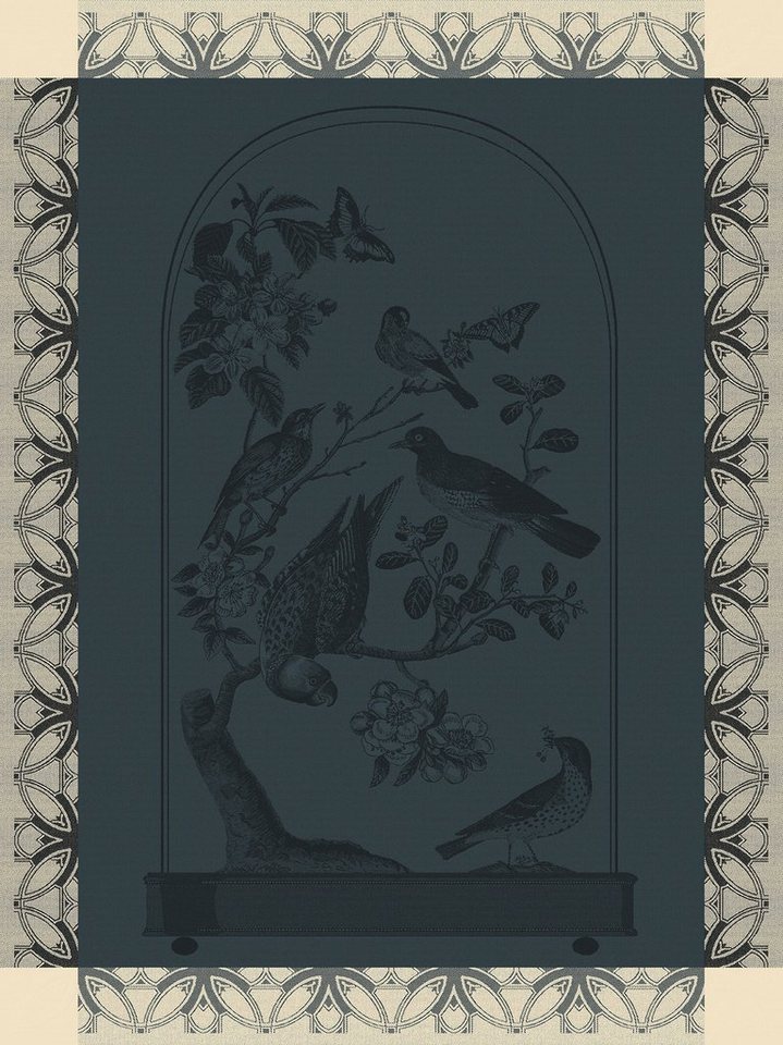 Le Jacquard Francais Geschirrtuch Geschirrtuch Curiosites Animales Nuit 60x80 cm, (1-tlg., 1 x Geschirrtuch), jacquard-gewebt von Le Jacquard Francais