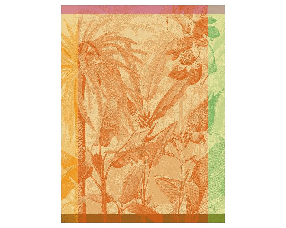 Le Jacquard Francais Geschirrtuch Geschirrtuch Équateur Toucan 60x80 cm, (1-tlg., 1 x Geschirrtuch), jacquard-gewebt von Le Jacquard Francais