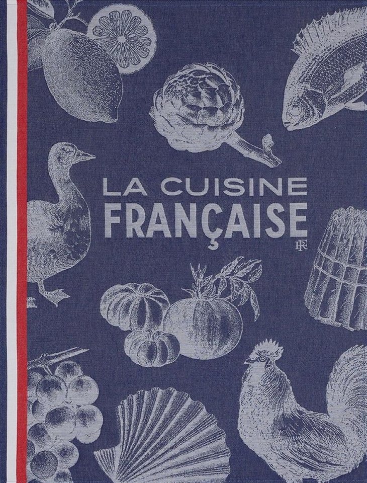 Le Jacquard Francais Geschirrtuch Geschirrtuch Gastronomie Bleu 60x80 cm, (1-tlg., 1 x Geschirrtuch), jacquard-gewebt von Le Jacquard Francais