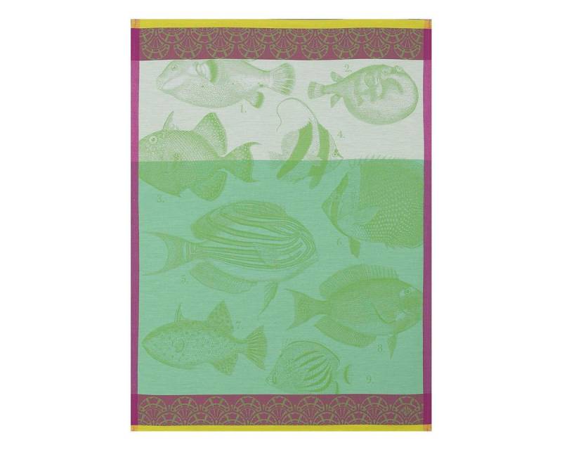 Le Jacquard Francais Geschirrtuch Geschirrtuch Moorea Algue 60 x 80 cm, (1-tlg., 1 x Geschirrtuch), jacquard-gewebt von Le Jacquard Francais
