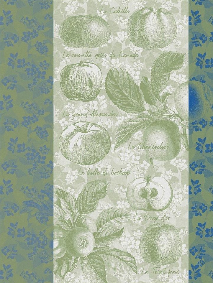 Le Jacquard Francais Geschirrtuch Geschirrtuch Pommes A Croquer Granny 60x80 cm, (1-tlg., 1 x Geschirrtuch), jacquard-gewebt von Le Jacquard Francais