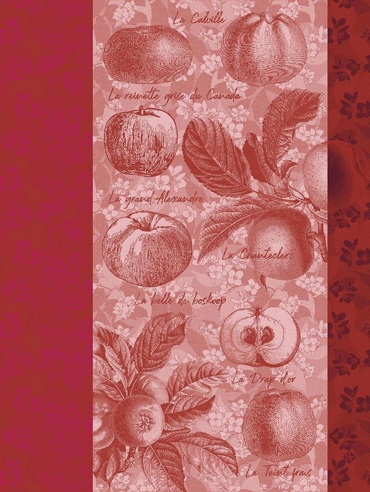 Le Jacquard Francais Geschirrtuch Geschirrtuch Pommes A Croquer Reinette 60x80 cm, (1-tlg., 1 x Geschirrtuch), jacquard-gewebt von Le Jacquard Francais