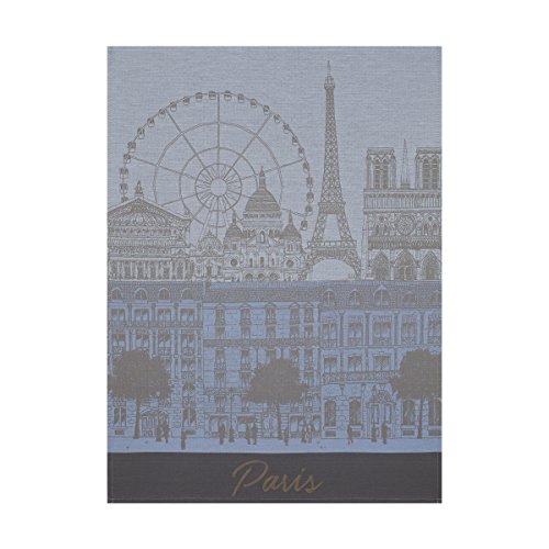 Le Jacquard Francais Paris Panorama 60 x 80 60 x 80 x 0,1 cm, 100% gekämmte Baumwolle Handtuch von Le Jacquard Français