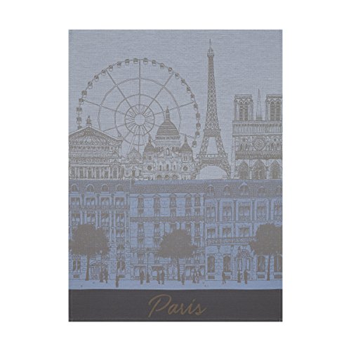 Le Jacquard Francais Paris Panorama Handtuch 60 x 80 60 x 80 x 0,1 cm, 100% gekämmte Baumwolle von LE JACQUARD FRANÇAIS