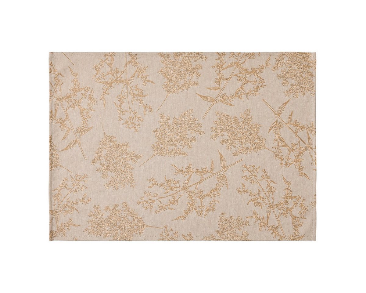 Le Jacquard Francais Platzset Beschichtete Tischsets (2x Set) Champêtre Graminées 36x50 cm, (Set, 2-St), beschichtet von Le Jacquard Francais
