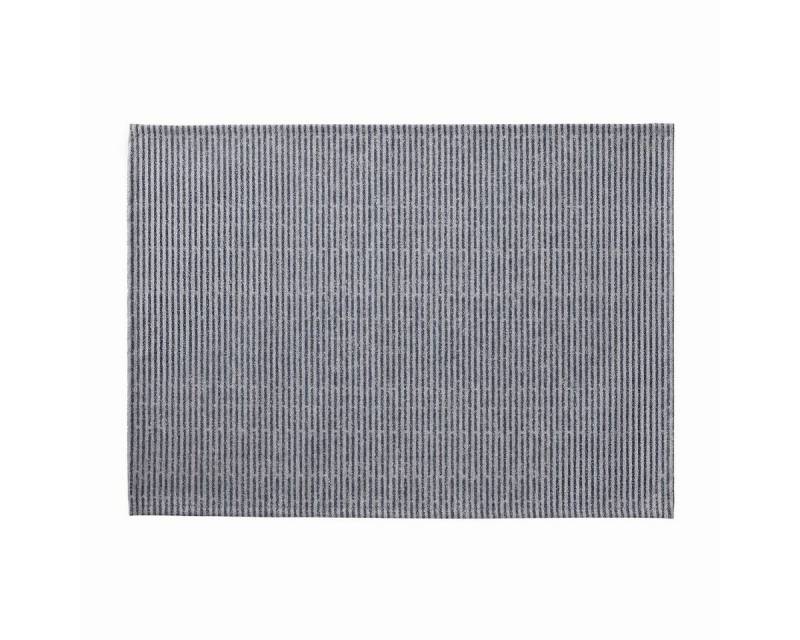 Le Jacquard Francais Platzset Beschichtete Tischsets (2x Set) Empreintes Rayures Cobalt 36x50 cm, (Set, 2-St), beschichtet von Le Jacquard Francais
