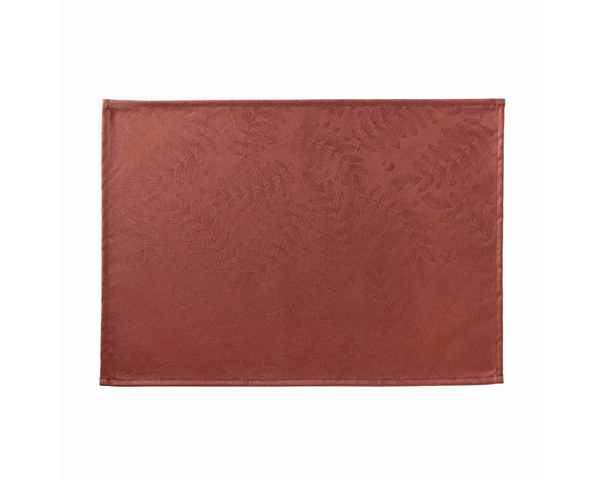 Le Jacquard Francais Platzset Beschichtete Tischsets (2x Set) Vegetal Mood Goji 36x50 cm, (Set, 2-St), beschichtet von Le Jacquard Francais
