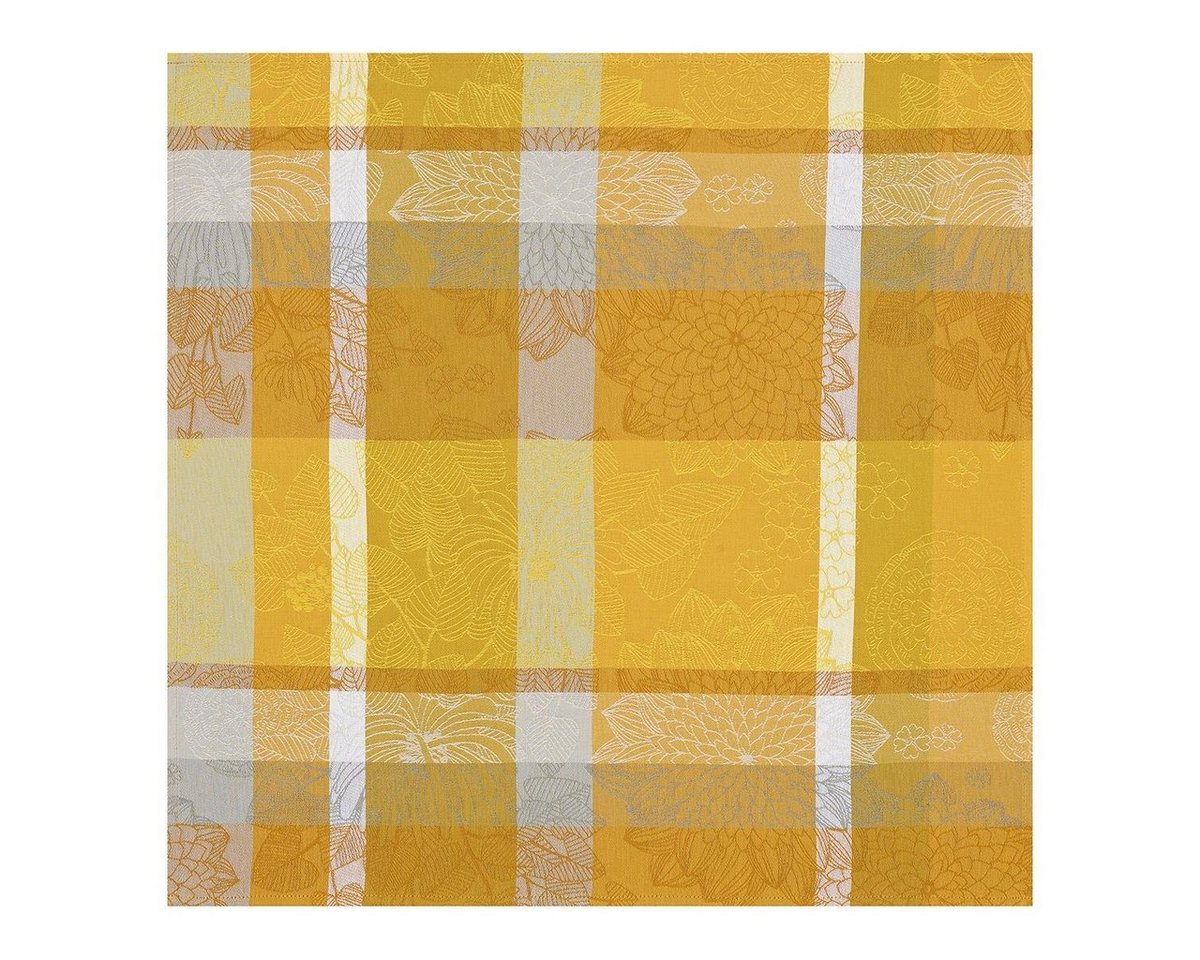 Le Jacquard Francais Stoffserviette Servietten (4x Set) Marie-Galante Ananas 58x58 cm, (4 St) von Le Jacquard Francais