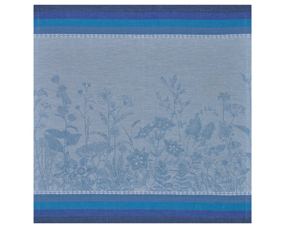 Le Jacquard Francais Stoffserviette Servietten (4x Set) Instant Bucolique Bleuet 58x58 cm, (4 St) von Le Jacquard Francais