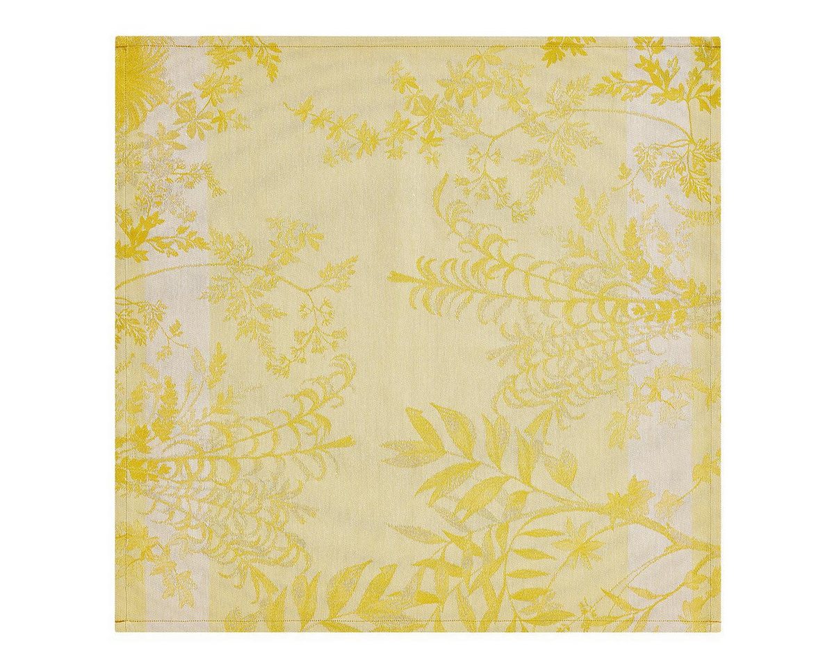 Le Jacquard Francais Stoffserviette Servietten (4x Set) Jardin D'Eden Pollen 58x58 cm, (4 St) von Le Jacquard Francais