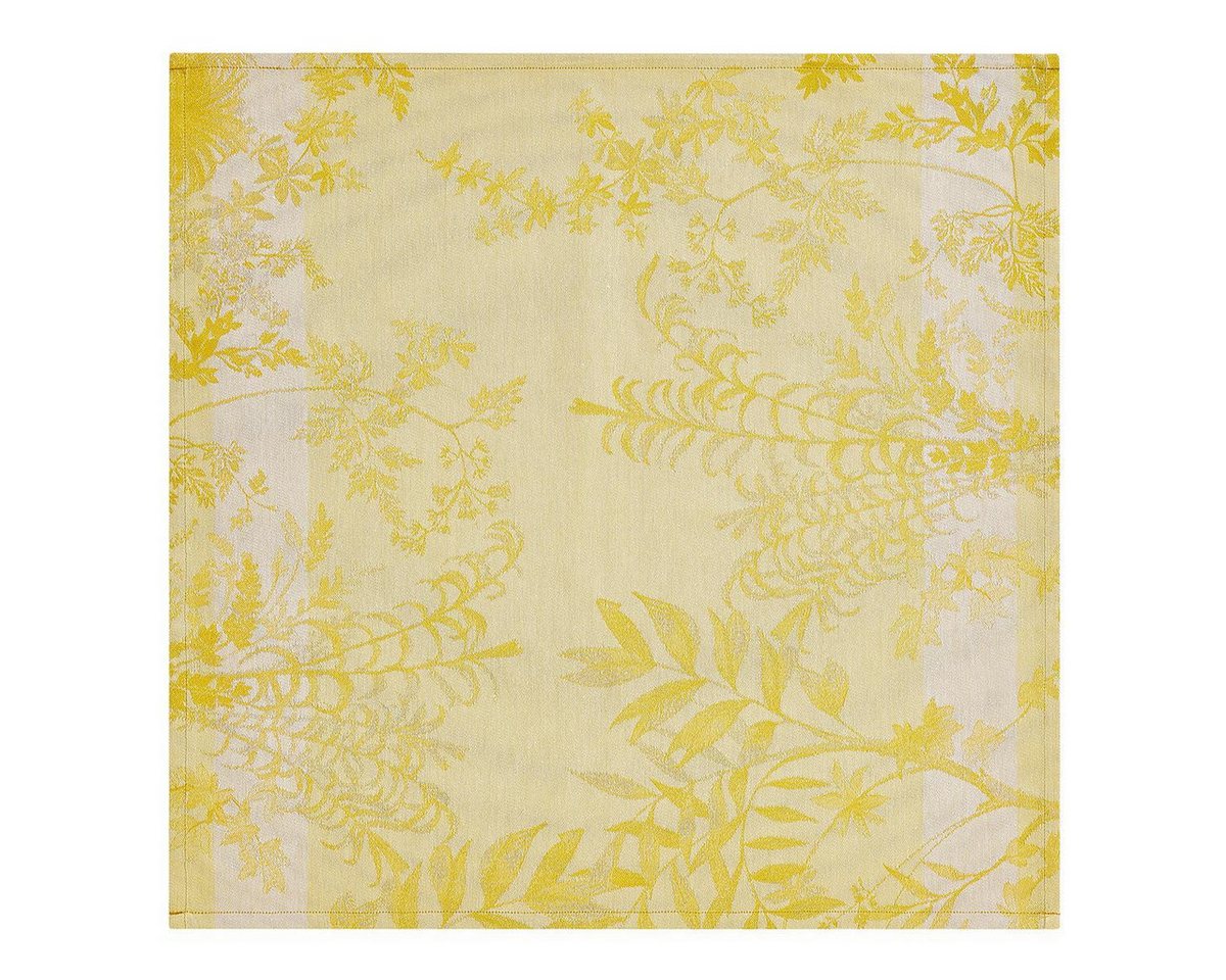 Le Jacquard Francais Stoffserviette Servietten (4x Set) Jardin D'Eden Pollen 58x58 cm, (4 St) von Le Jacquard Francais