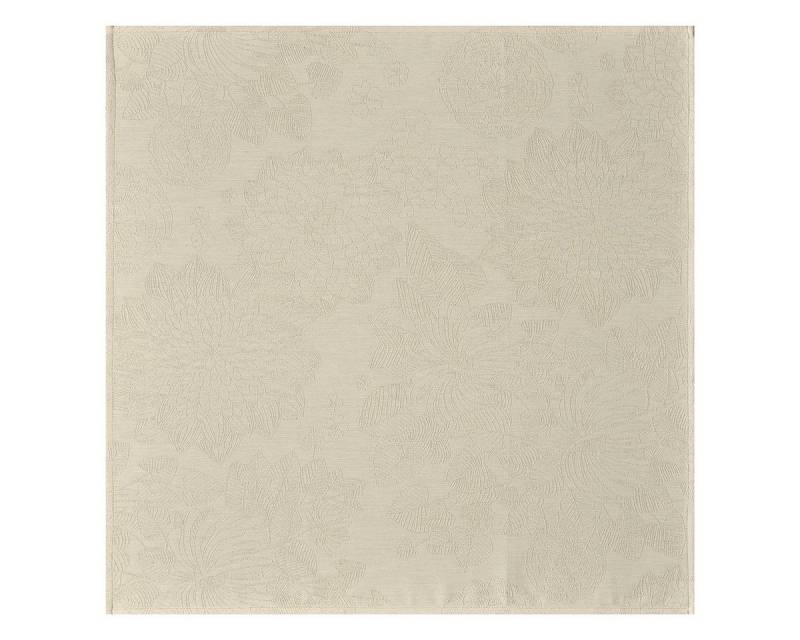 Le Jacquard Francais Stoffserviette Servietten (4x Set) Marie-Galante Sable 58x58 cm, (4 St) von Le Jacquard Francais