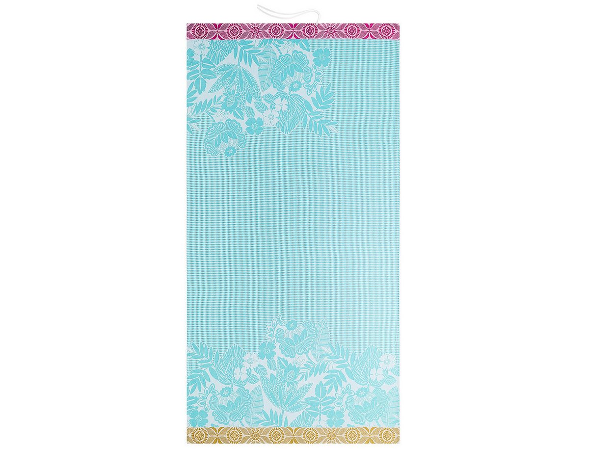 Le Jacquard Francais Strandtuch Strandtuch Barbade Caraibes 100x200 cm, Waffelpiqué (1-St), Waffelpiqué von Le Jacquard Francais