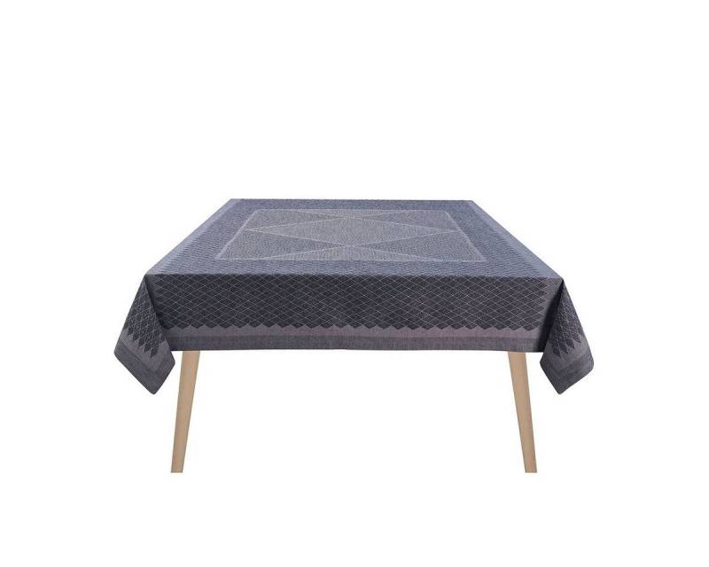 Le Jacquard Francais Tischdecke Tischdecke Club Denim 150x150 cm, jacquard-gewebt von Le Jacquard Francais