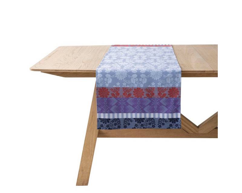 Le Jacquard Francais Tischläufer Tischläufer Gipsy Azur 50x150 cm, jacquard-gewebt von Le Jacquard Francais