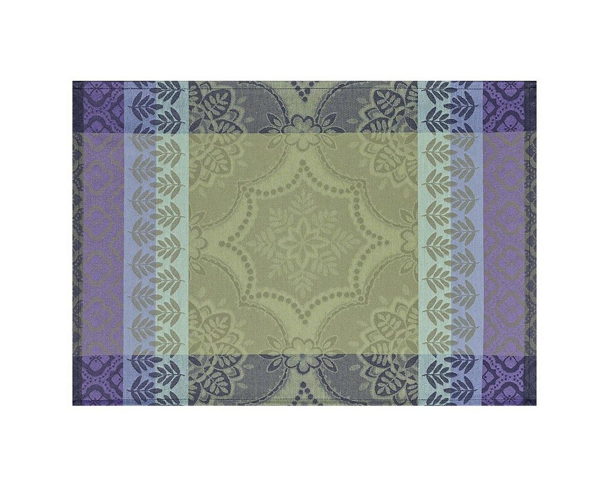 Le Jacquard Francais Platzset Beschichtete Tischsets (2x Set) Bastide Olive 38x52 cm, (Set, 2-St), beschichtet von Le Jacquard Francais