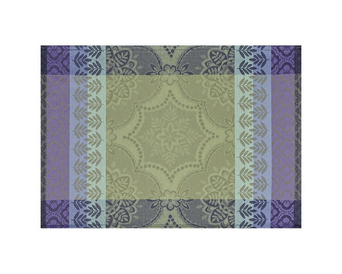 Platzset, Beschichtete Tischsets (2x Set) Bastide Olive 38x52 cm, Le Jacquard Francais, (Set, 2-St), beschichtet von Le Jacquard Francais