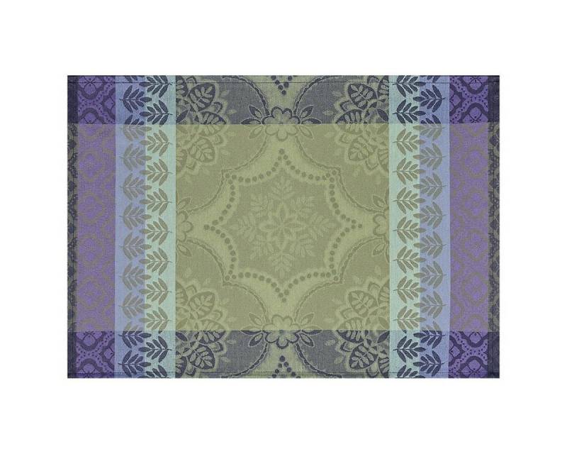 Le Jacquard Francais Platzset Beschichtete Tischsets (2x Set) Bastide Olive 38x52 cm, (Set, 2-St), beschichtet von Le Jacquard Francais