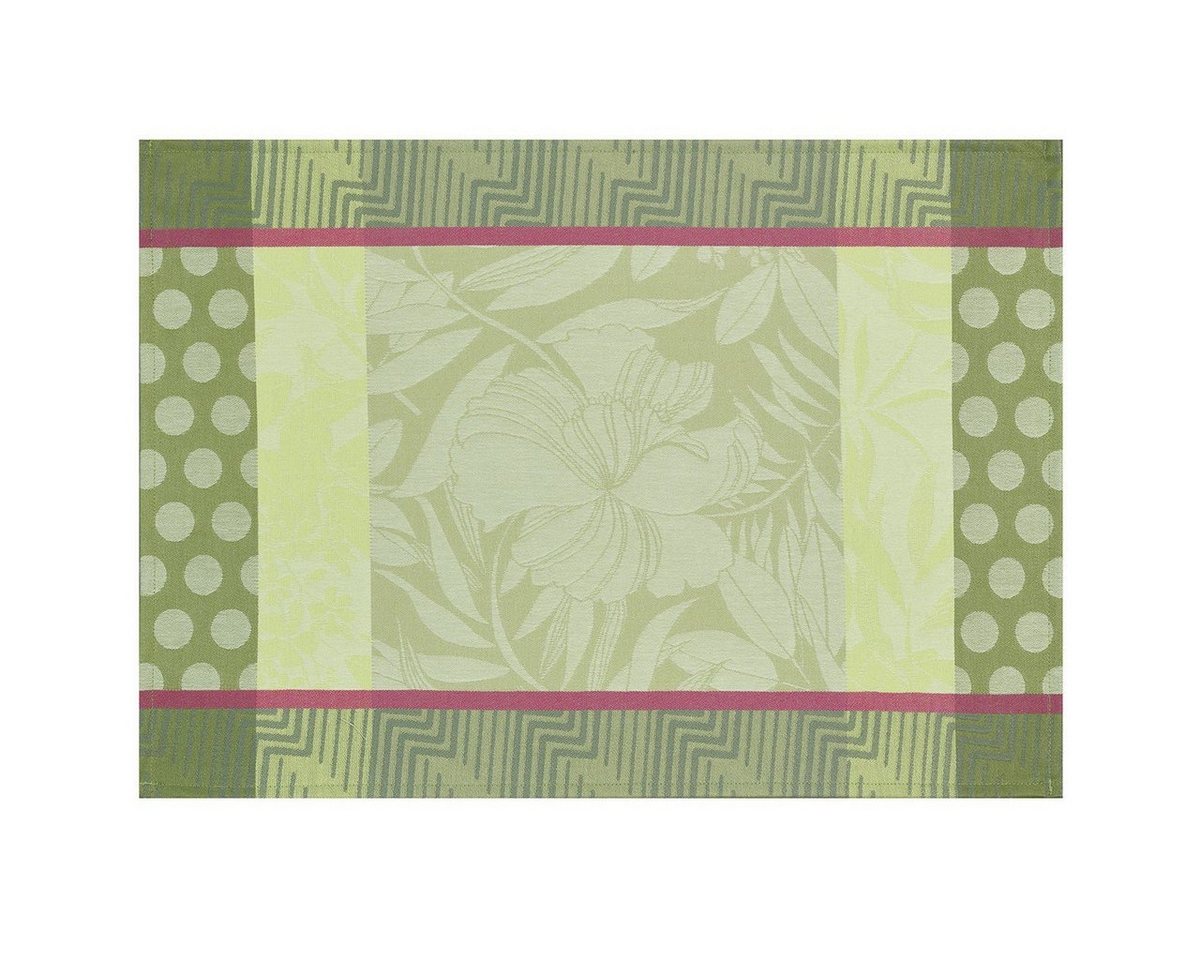 Platzset, Beschichtete Tischsets (2x Set) Nature Urbaine Gazon 36x50 cm, Le Jacquard Francais, (Set, 2-St), beschichtet von Le Jacquard Francais