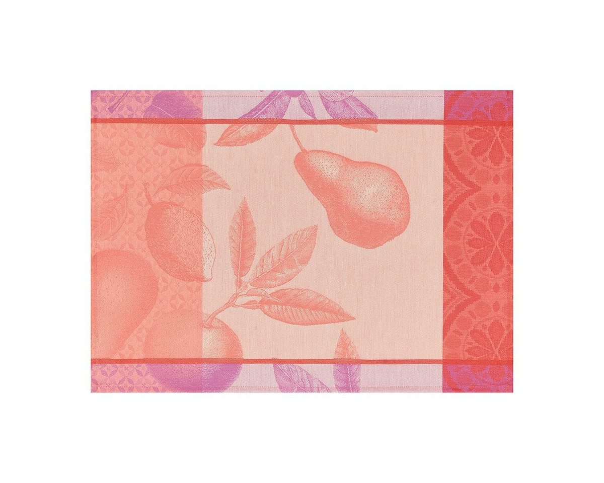 Platzset, Beschichtete Tischsets (2x Set) Arriere-Pays Peche 36x50 cm, Le Jacquard Francais, (Set, 2-St), beschichtet von Le Jacquard Francais