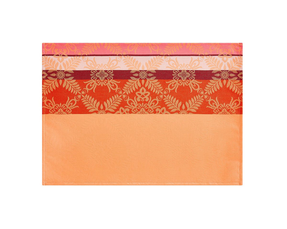 Platzset, Beschichtete Tischsets (2x Set) Mumbai Marigold 36x50 cm, Le Jacquard Francais, (Set, 2-St), beschichtet von Le Jacquard Francais